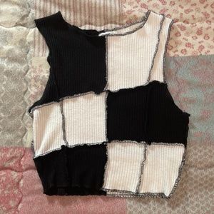 Black and White Tank Top